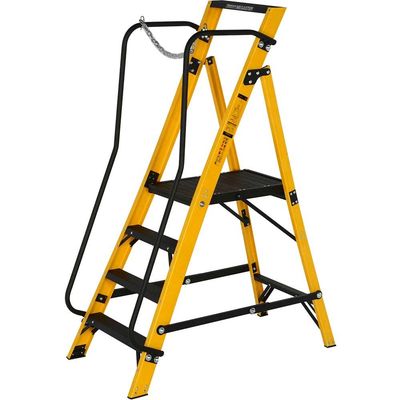 Werner 4 Tread Megastep Large Platform GRP Steps