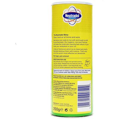 Neutradol Citrus Fresh Bin Odour Destroyer 350ml - Thumbnail 2