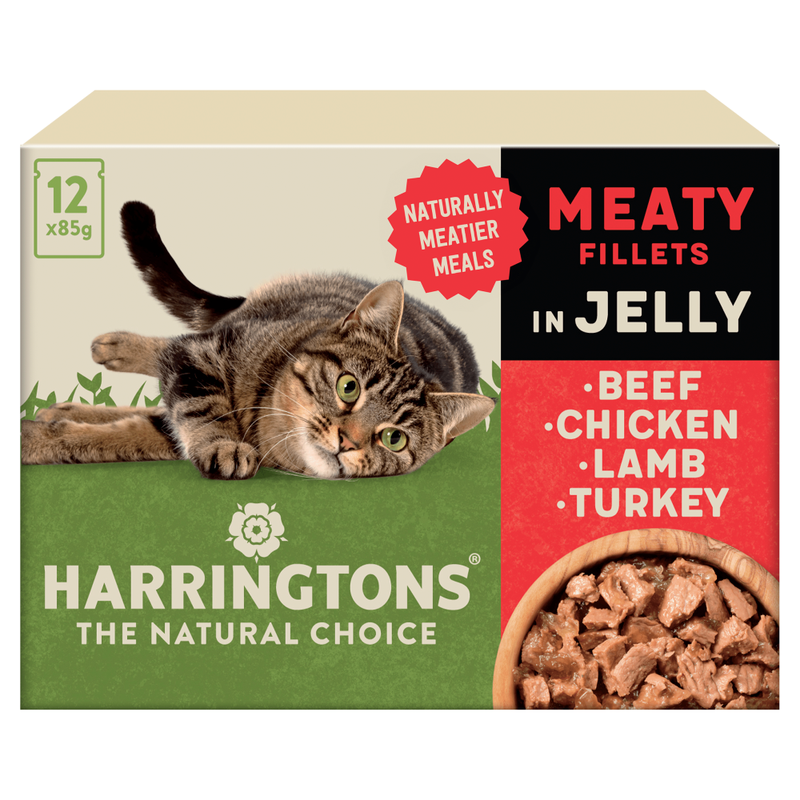Harringtons Wet Cat Food - Meaty Selection in Jelly / 12 - Image 1