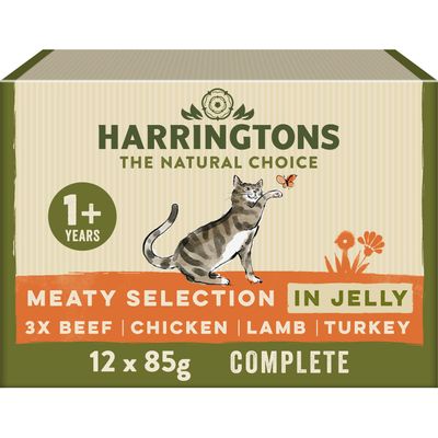 Harringtons Wet Cat Food - Meaty Selection in Jelly / 12 - Thumbnail 2