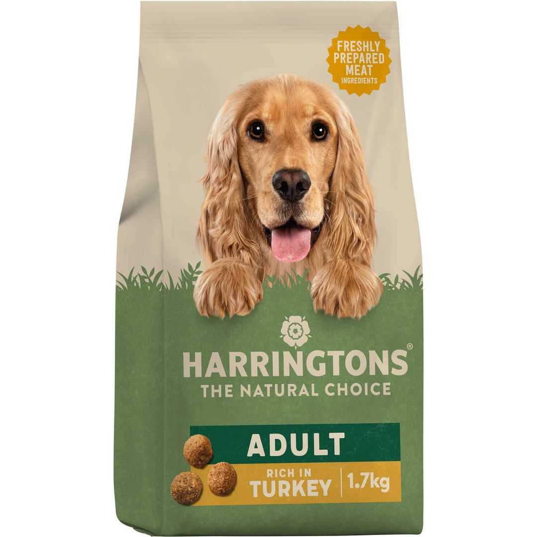 Harringtons Rich in Turkey with Veg Dry Adult Dog Food 1.7kg - Image 1