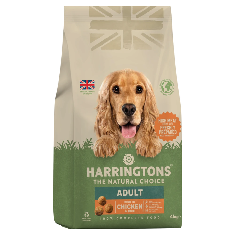 Harringtons Complete Dry Dog Food Chicken - 4kg - Image 1