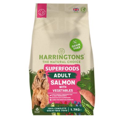 Harringtons Superfoods Dry Dog Food - Salmon with Vegetables