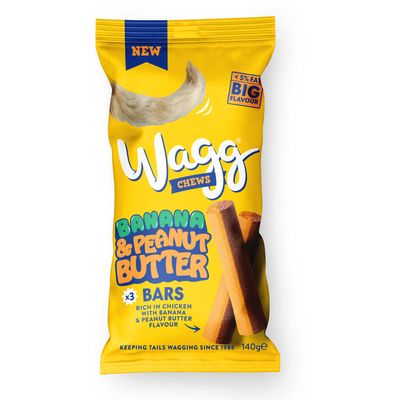 Wagg Chews Banana and Peanut Butter Bars Dog Treats - Thumbnail 2