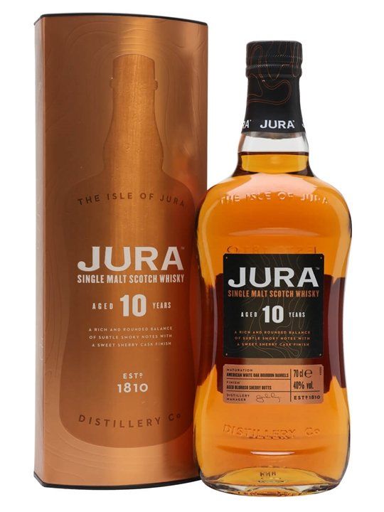 Jura 10 Year Old Island Single Malt Scotch Whisky - Image 1
