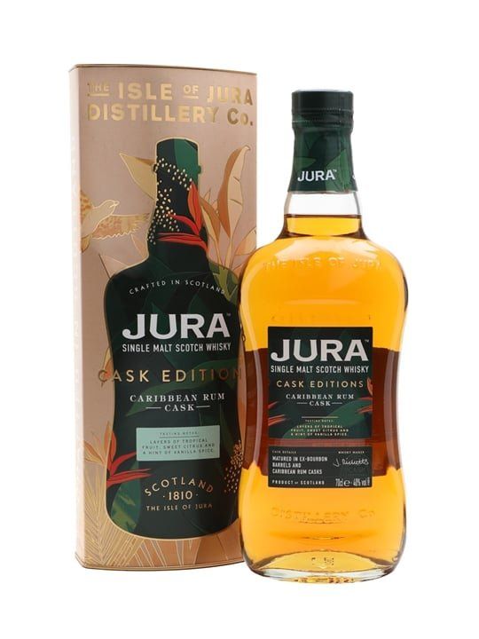 Jura Caribbean Rum Cask Island Single Malt Scotch Whisky - Image 1