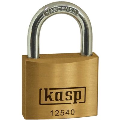 Kasp 125 Series Premium Brass Padlock Keyed Alike 40mm Standard 25401