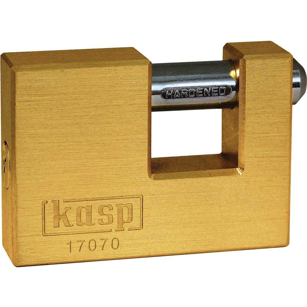 Kasp 170 Series Brass Shutter Padlock 70mm Standard - Image 1
