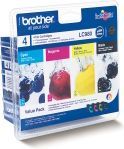 Brother LC980VALBP ink cartridge 4 pc(s) Original Black Cyan Magenta Yellow