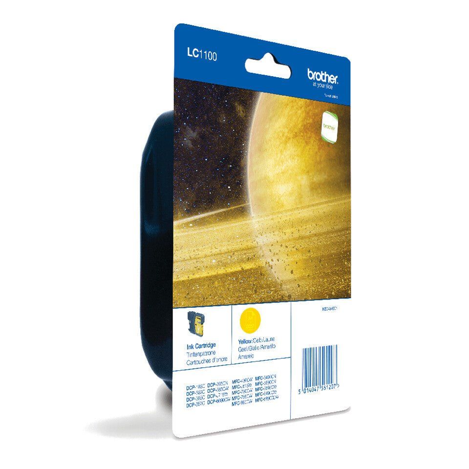 Brother LC1100YBP ink cartridge 1 pc(s) Original Yellow - Image 1