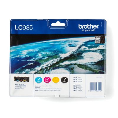 Brother LC-985VALBP Ink cartridge multi pack Bk.C.M.Y 300pg + 3x260pg