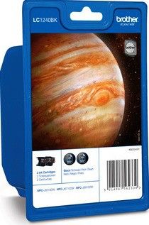 Brother Ink Cartridge Pack: Black x2 - Image 1