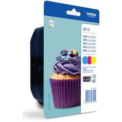 Brother LC-123RBWBP Ink cartridge multi pack C.M.Y. 3x600 pages ISO/IE