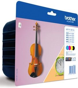 Brother LC127XLVALBP ink cartridge 4 pc(s) Original Black Cyan Magenta Yellow