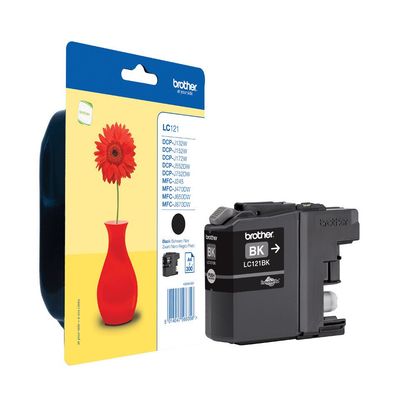 Brother LC121BKBP ink cartridge 1 pc(s) Original Standard Yield Black