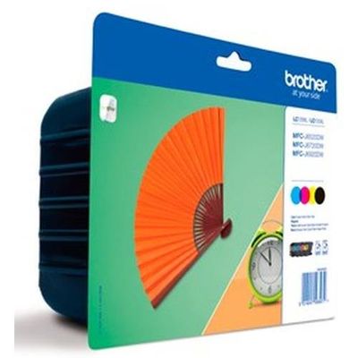 Brother LC-129XLVALBP ink cartridge 4 pc(s) Original Black, Cyan, Maroon, Yellow