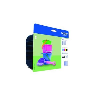 Brother LC-221 ink cartridge 4 pc(s) Original Standard Yield Black, Cyan, Magenta, Yellow