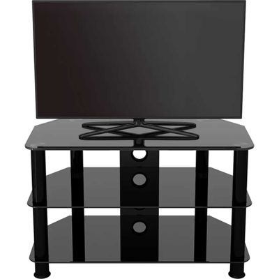AVF SDC800CMBB 800 mm TV Stand - Black, Black