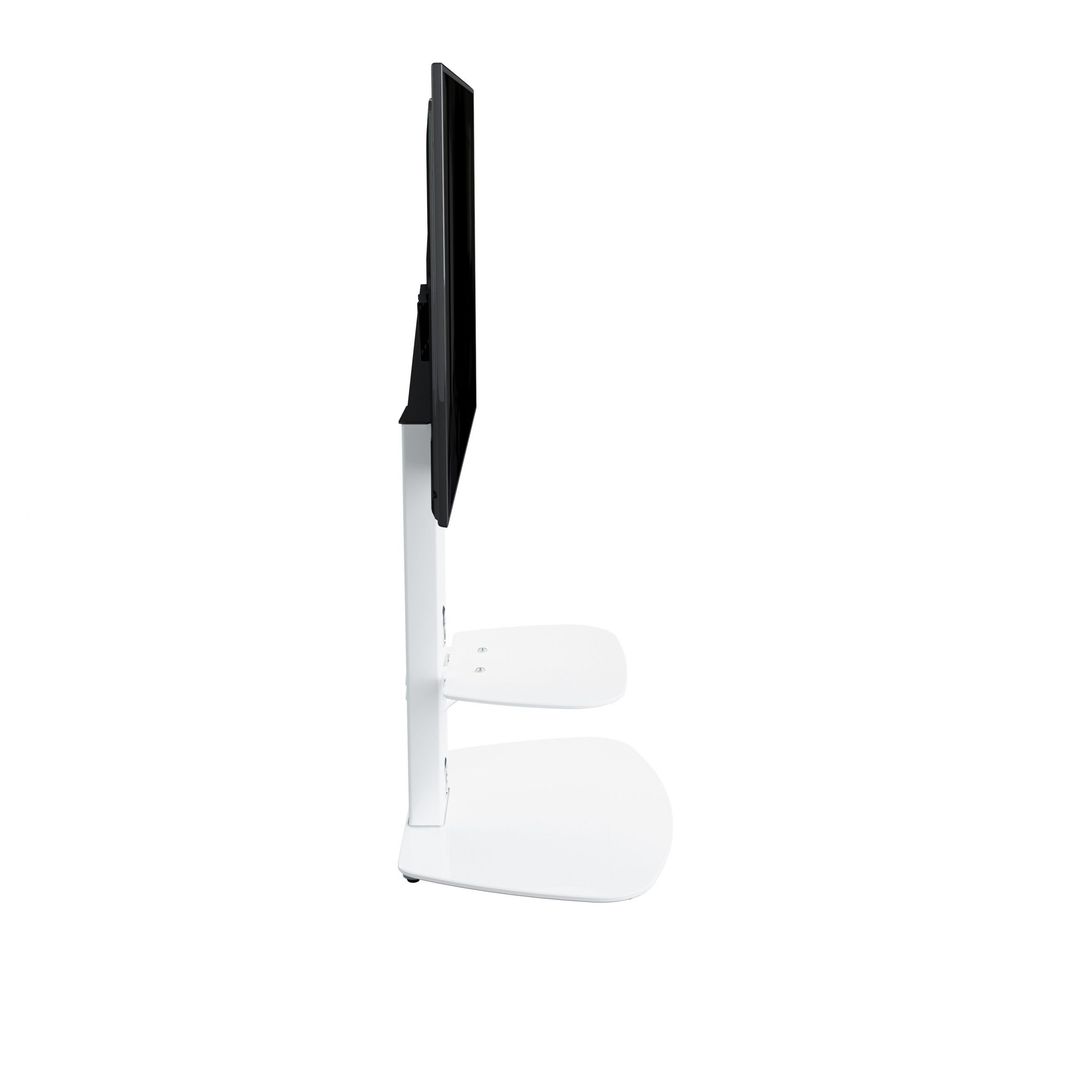 AVF Reflections Lucerne FSL700LUCSWW 700 mm TV Stand with Bracket - White, White - Image 1