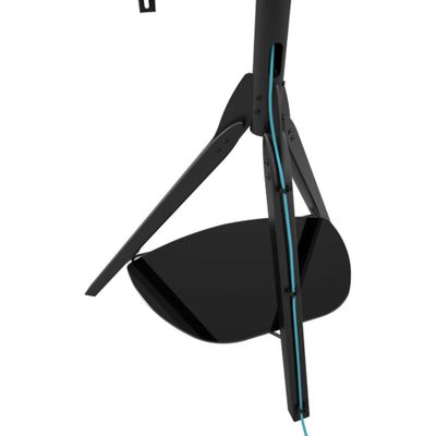 AVF Hoxton FSL1000HOXBB Tripod TV Stand with Bracket - Black, Black