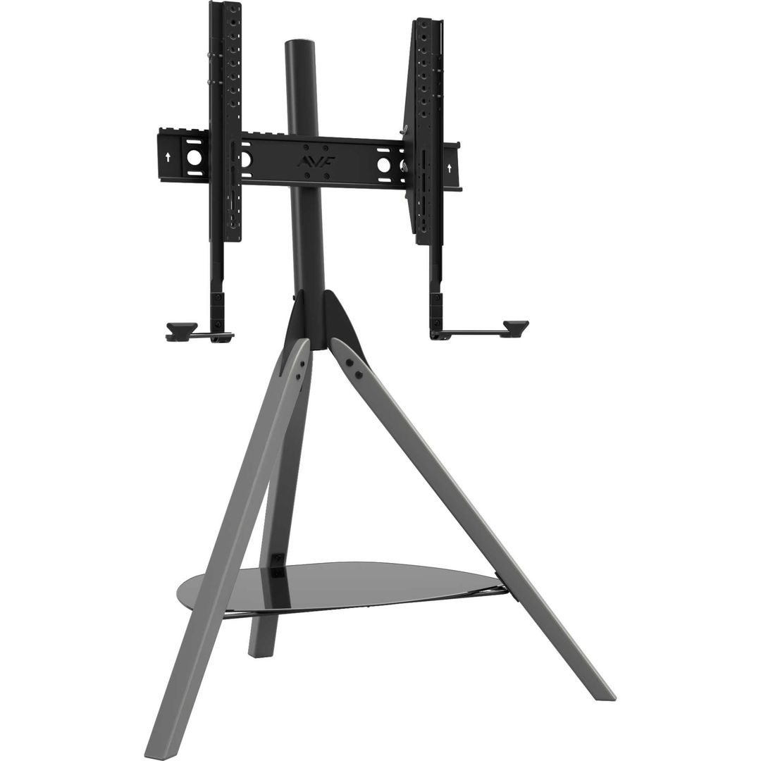 AVF Hoxton FSLK1001HOXGB Tripod TV Stand with Bracket - Black & Grey, Black,Silver/Grey - Image 1