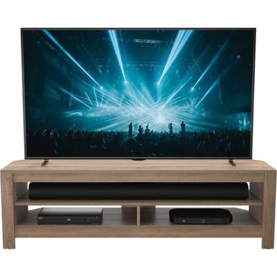 AVF Calibre Sound 1400 mm TV Stand with Sliding Shelf for up to 65" TVs - Rustic Sawn Oak, Brown