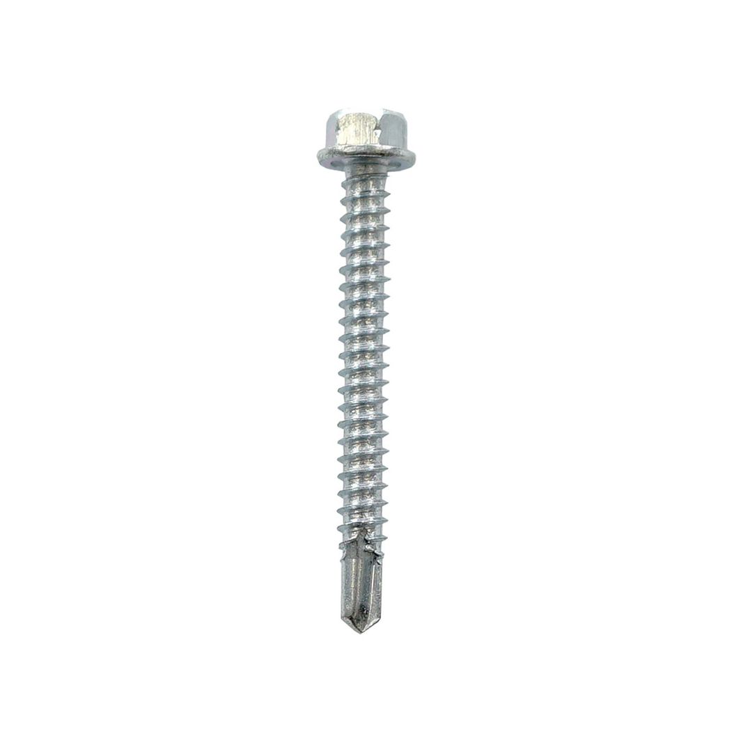 Jcp Fixings Metalfix Self-Drilling Screws 5.5 x 19mm FJMFL55019 Perfect for Light Sections Box of 10 - Grey - Image 1