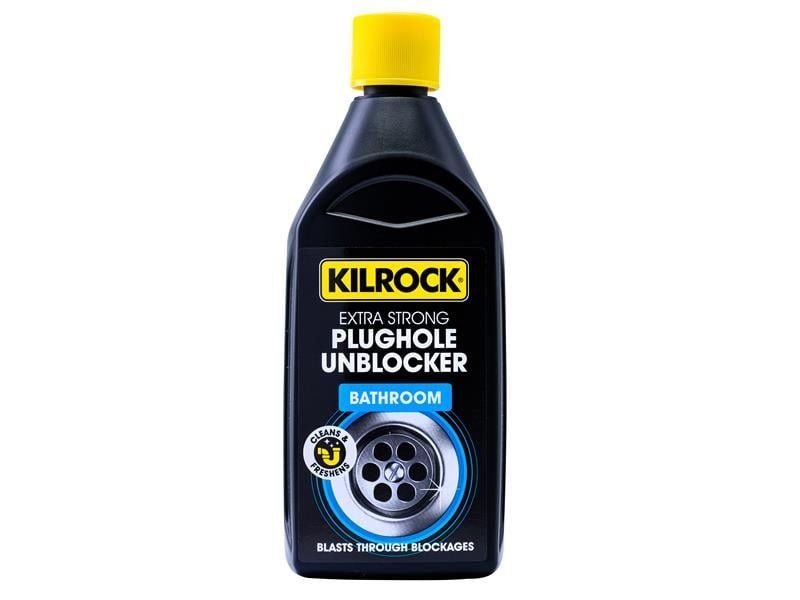 Kilrock KBBATHROOM Kil-Block Bathroom Plughole Unblocker 500Ml - Image 1