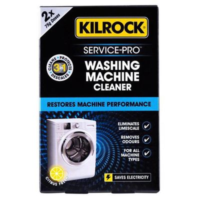 Kilrock SERVICEPROWM Service-Pro Washing Machine Descaler & Cleaner 75G (Pack Of 2) - Thumbnail 2