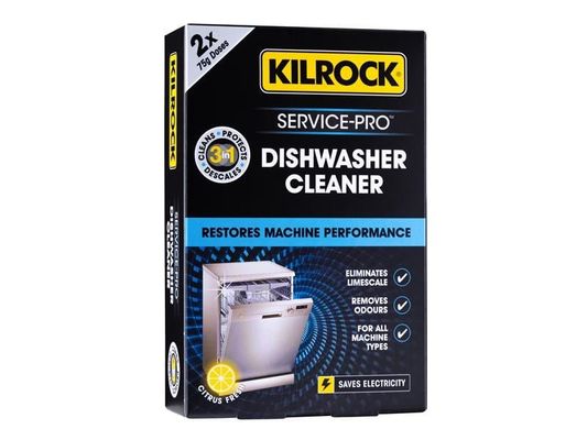 Kilrock SERVICEPRODW Service-Pro Dishwasher Descaler & Cleaner 75G (Pack Of 2)