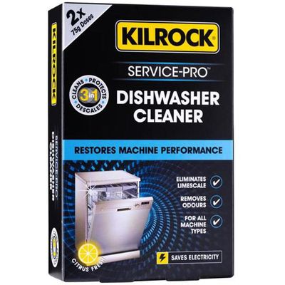 Kilrock SERVICEPRODW Service-Pro Dishwasher Descaler & Cleaner 75G (Pack Of 2) - Thumbnail 2