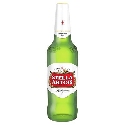 Stella Artois Premium Lager Beer Bottle 660ml