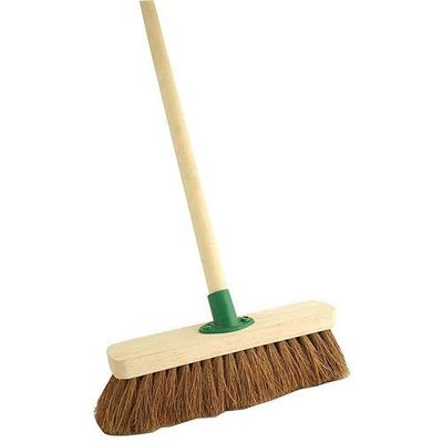 Valuex 12 Inch (30Cm) Coco Complete Broom With 4 Foot Wooden Handle - 0906236S