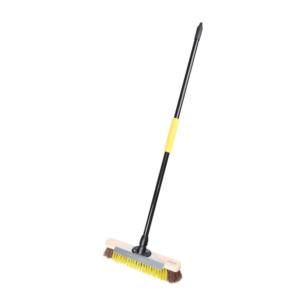 Bulldozer Heavy Duty Wooden Utility Broom & Handle Unit 1 HQCD16BAYC4 - Image 1