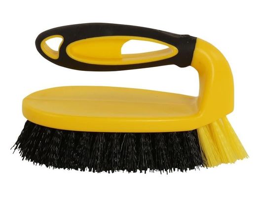 Bulldozer Soft Grip Scrub Brush - Yellow