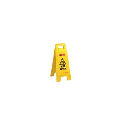 Valuex Cleaning In Progress Caution Wet Floor Plastic Sign Yellow - 0905001