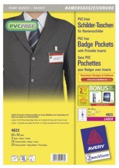 Avery 4823 identity badge/badge holder 24 pc(s) - Thumbnail 2