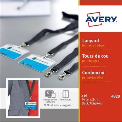 Avery 44 x 2 mm strap Black