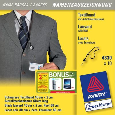Avery 4830 strap Black - Thumbnail 2