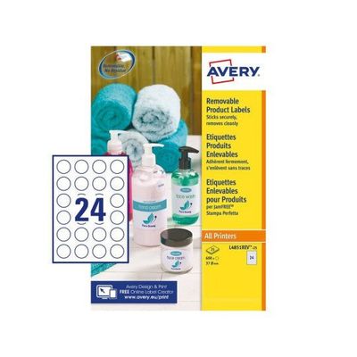 Avery L4851REV-25 printing paper A4 (210x297 mm) 25 sheets White