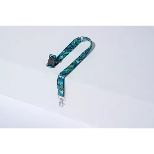 Avery Recycled Tropical Pre-Printed Lanyard with 2cm Wide Carabiner (Pack 1) - R4828T-1 - Image 1