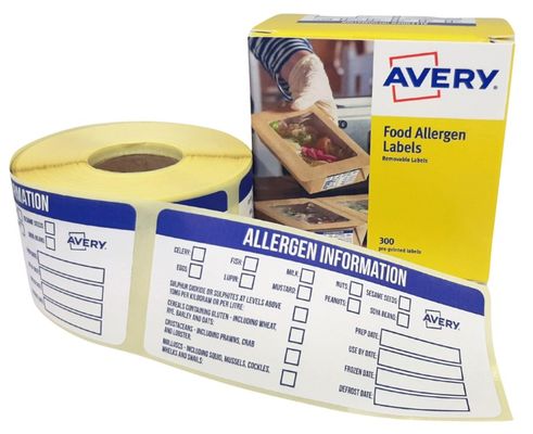 Avery Food Traceability Labels 98X40mm (Pack 300) - Etihaccp.Uk
