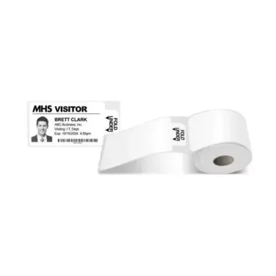 Avery Self-Adhesive Visitor Paper Badges with Time-Expiring Tabs (Pack 250) - 4851E-THR
