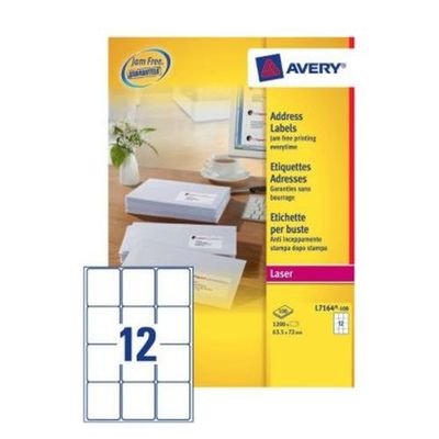 Avery L7164-100 addressing label Self-adhesive label White