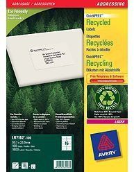 Avery QuickPEEL self-adhesive label White 1600 pc(s) - Image 1
