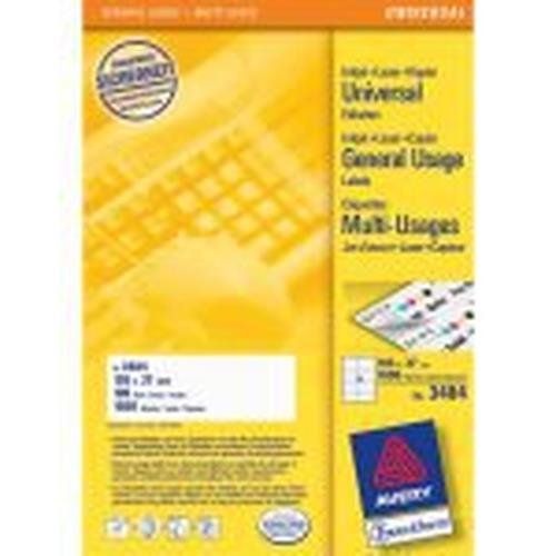 Avery Universal Labels. White 105x37mm self-adhesive label 1600 pc(s) - Image 1