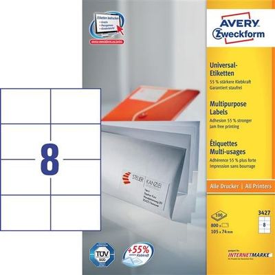 Avery Multi-Function Labels. 105 x 74 mm
