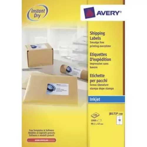 Avery Inkjet Addressing Labels - Image 1