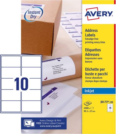 Avery Inkjet Addressing Labels - Thumbnail 2