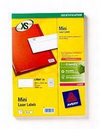 Avery White Mini Laser Labels - Image 1